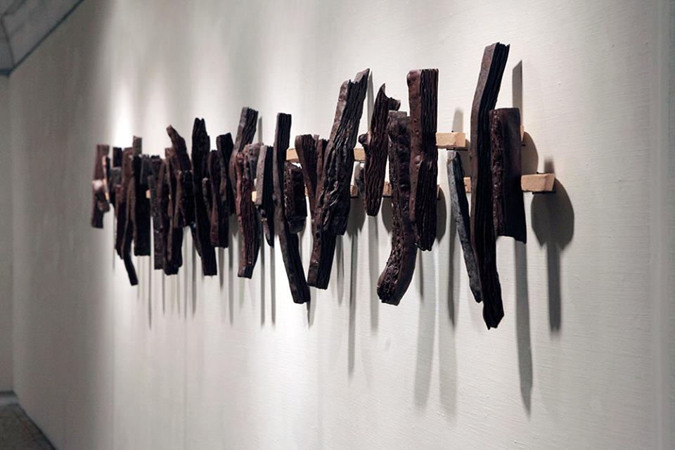 Ana Almeida Pinto, Vista da exposição Resistência, 2016